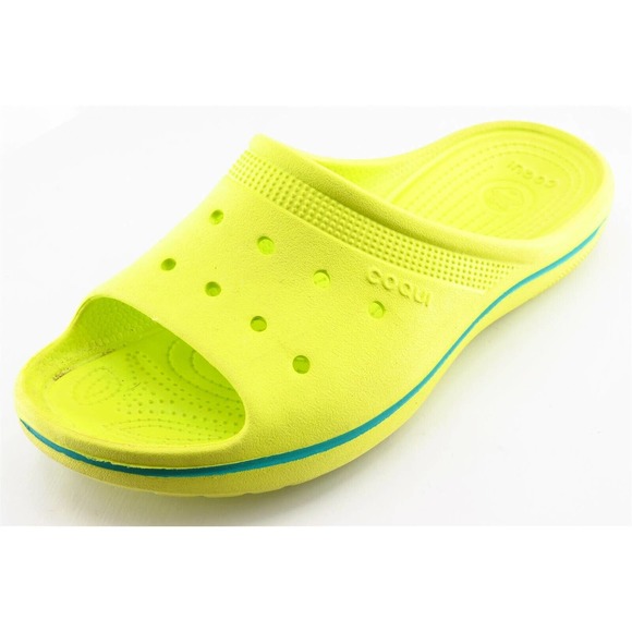 Coqui Size 39 M Yellow Slide Synthetic Women‎ Sandal Shoes - Picture 1 of 6